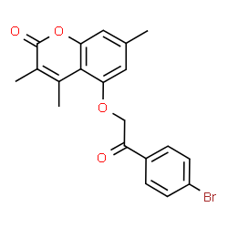 5-[2-(4-bromophenyl)-2-oxoethoxy]-3,4,7-trimethylchromen-2-one picture