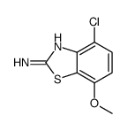 2-Benzothiazolamine,4-chloro-7-methoxy-(9CI) Structure