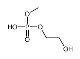 2-hydroxyethyl methyl hydrogen phosphate Structure