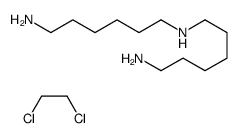 N'-(6-aminohexyl)hexane-1,6-diamine,1,2-dichloroethane结构式