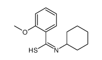 N-cyclohexyl-2-methoxybenzenecarbothioamide结构式