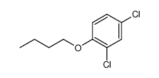 butyl 2,4-dichlorophenolate结构式