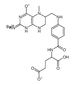 5-METHYLTETRAHYDROFOLIC ACID BARIUM结构式