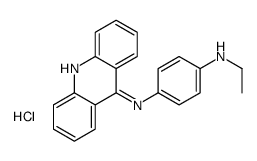 [4-(acridin-9-ylamino)phenyl]-ethylazanium,chloride结构式