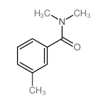 N,N,3-三甲基苯甲酰胺结构式