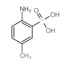 (2-amino-5-methyl-phenyl)phosphonic acid Structure