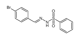 N'-(4-bromobenzylidene)benzenesulfonohydrazide Structure