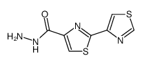 [2,4']bithiazolyl-4-carboxylic acid hydrazide结构式