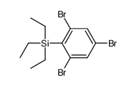 triethyl-(2,4,6-tribromophenyl)silane结构式