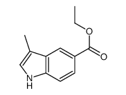 ethyl 3-methyl-1H-indole-5-carboxylate Structure