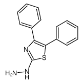 2-hydrazino-4,5-diphenyl-thiazole结构式