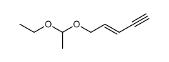 rac-(E)-4-methyl-3,5-dioxa-7-decen-9-yne Structure