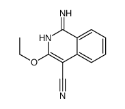 4-Isoquinolinecarbonitrile,1-amino-3-ethoxy-(9CI) structure