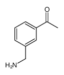 Ethanone, 1-[3-(aminomethyl)phenyl]- (9CI) structure