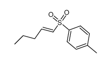 (E)-1-(p-toluenesulfonyl)-pentene Structure