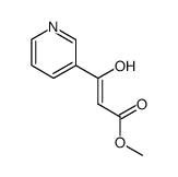 methyl 3-hydroxy-3-(pyridin-3-yl)acrylate结构式