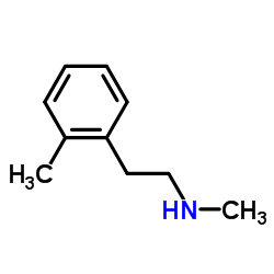 N-Methyl-2-(2-methylphenyl)ethanamine结构式
