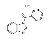 2-[1-(1H-benzimidazol-1-yl)ethenyl]phenol Structure