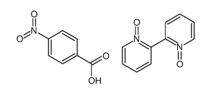 4-nitrobenzoic acid,2-(1-oxidopyridin-2-ylidene)pyridin-1-ium 1-oxide结构式