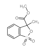 methyl 7-methyl-9,9-dioxo-8-oxa-9$l^{6}-thiabicyclo[4.3.0]nona-1,3,5-triene-7-carboxylate picture