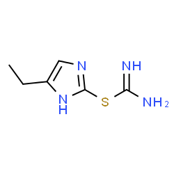 Carbamimidothioic acid,4-ethyl-1H-imidazol-2-yl ester (9CI) Structure