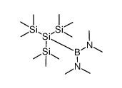 bis(dimethylamino)[tris(trimethylsilyl)silyl]borane Structure