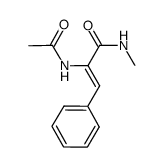 Ac-(Z)-dehydrophenylalanine结构式