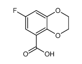 7-fluoro-2,3-dihydro-1,4-benzodioxine-5-carboxylic acid Structure