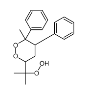 6-(2-hydroperoxypropan-2-yl)-3-methyl-3,4-diphenyldioxane结构式