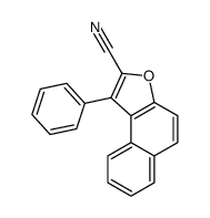 1-phenylbenzo[e][1]benzofuran-2-carbonitrile结构式