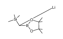 pinacol lithio(trimethylsilyl)methaneboronate Structure