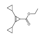 ethyl 2,3-dicyclopropyl-2-cyclopropene-1-carboxylate Structure