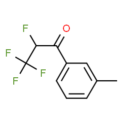 1-Propanone, 2,3,3,3-tetrafluoro-1-(3-methylphenyl)- (9CI) Structure