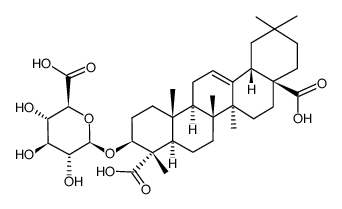 gypsogenic acid 3-O-β-D-glucuronopyranoside Structure