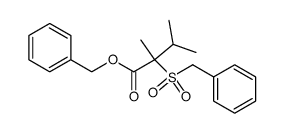 benzyl 2-benzylsulfonyl-2,3-dimethylbutyrate Structure