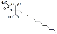 sodium C-dodecyl [2-(sulphonatothio)ethyl]carbamate structure