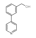 (3-吡啶基-4-苯基)甲醇结构式