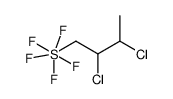 2,3-dichloro-1-(pentafluoro-λ6-sulfanyl)butane Structure