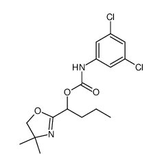 (3,5-Dichloro-phenyl)-carbamic acid 1-(4,4-dimethyl-4,5-dihydro-oxazol-2-yl)-butyl ester Structure