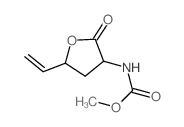 Carbamic acid,(5-ethenyltetrahydro-2-oxo-3-furanyl)-, methyl ester (9CI) Structure