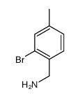 2-溴-4-甲基苄胺结构式