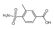 3-methyl-4-sulfamoyl-benzoic acid结构式