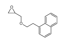 2-(2-naphthalen-1-ylethoxymethyl)oxirane结构式
