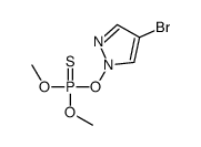 (4-bromopyrazol-1-yl)oxy-dimethoxy-sulfanylidene-λ5-phosphane Structure