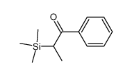 α-(trimethylsilyl)propiophenone结构式