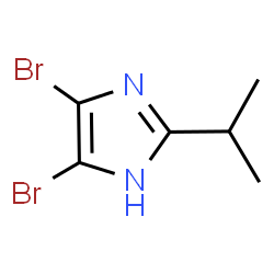 4,5-Dibromo-2-isopropylimidazole Structure