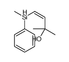 2-methyl-4-[methyl(phenyl)silyl]but-3-en-2-ol Structure