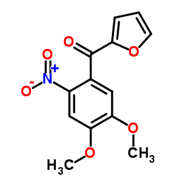 (4,5-DIMETHOXY-2-NITRO-PHENYL)-FURAN-2-YL-METHANONE structure