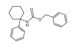 (1-phenyl-cyclohexyl)-carbamic acid benzyl ester结构式