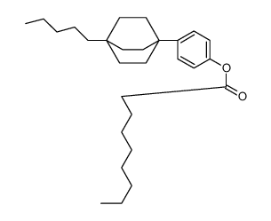 [4-(1-pentyl-4-bicyclo[2.2.2]octanyl)phenyl] nonanoate Structure